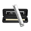 Eastar Admiral 24 Holes Harmonica, Key of C Tremolo Harmonica for Beginners Adul...