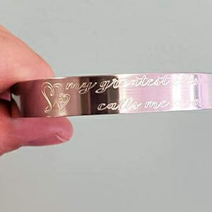 刻まれたカフ ブレスレット My Greatest Blessing Call Me Mom 母親へのギフト Iheartpersonalized Engraved Cuff Bracelet My Greatest Blessing Call Me Mom Gift For Mothers 刻まれたカフ ブレスレット My Greatest Blessing Call Me Mom 母親へのギフト Iheartpersonalized Engraved Cuff Bracelet My Greatest Blessing Call Me Mom Gift For Mothers
