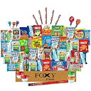 Foxy Fane 60ct Gift Snack Box - Ultimate Care Package with Variety Assortment of...