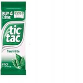 Tic Tac フレッシュミント キャンディ、4 オンス -- 1 ケースあたり 24 個。 Ferrero Tic Tac Freshmint Candy, 4 Ounce -- 24 per case.(4)