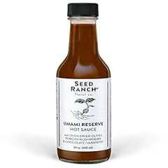 Seed Ranch - Umami RESERVE (Hot) - チョコレートハバネロヒート - オーガニックグルメセイボリーホットソース - 受賞歴 Seed Ranch Flavor Co. Seed Ranch - Umami RESERVE (Hot) - Chocolate Habanero Heat - Organic Gourmet Savory H