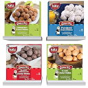 Katz Gluten Free Snacks Donut Holes Variety Pack, Powdered, Glazed, Glazed Chocolate, Cinnamon. Dairy Free, Nut Free, Soy Free, Gluten Free, Kosher (1 Pack of each)