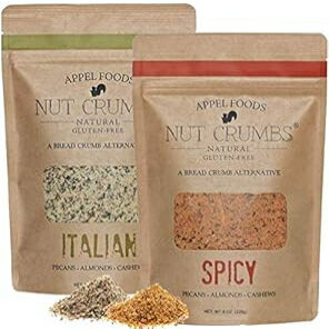 Appel Foods - ナッツクラム - パン粉の代替品 - グルテンフリー - 砂糖不使用 - 低炭水化物 - 低ナトリウム - 生、プレミアムナッツ - イタリアン/スパイシー 2 パック Appel Foods Nut Crumbs Natural Gluten-Free A Brea Appel Foods - Nu Appel Foods - ナッツクラム - パン粉の代替品 - グルテンフリー - 砂糖不使用 - 低炭水化物 - 低ナトリウム - 生、プレミアムナッツ - イタリアン/スパイシー 2 パック Appel Foods Nut Crumbs Natural Gluten-Free A Brea Appel Foods - Nu