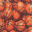 ホイルミルクチョコレートバスケットボール 1LB バッグ The Nutty Fruit House Foiled Milk Chocolate Basketballs 1LB Bag