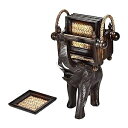 AeraVida & Majestic Thai Elephant Carriage Handcarved 6 Piece Wooden Coaster Set...