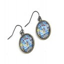 フリーメイソン コンパス アルケミー イヤリング Fern & Filigree Freemason Compass Alchemy Earrings(4)