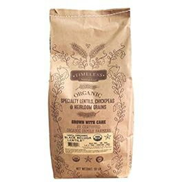 認定 100% オーガニック ブラック ベルーガ レンズ豆 モンタナ 10 ポンド バルクバッグ Timeless Natural Food Certified 100% Organic Black Beluga Lentils Montana 10 lbs bulk bag