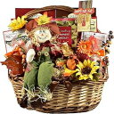 Gift Basket Village It's Fall, Y'all, Large Fall Gift Basket With Scarecrow & Go...