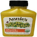 Annie's Naturals オーガニック マスタード、イエロー、9 オンス (12 個パック) Annie’s Annie's Naturals Organic Mustard, Yellow, 9 Ounce (Pack of 12)
