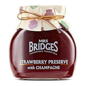 Mrs Bridges Strawberry Preserve with Champagne, 12-Ounce