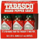 TABASCO ブランド ペッパーソース「6 パック ミニチュア」 1/8 オンス TABASCO brand Pepper Sauce "6-pack Miniatures" 1/8oz.