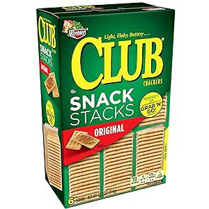 Keebler Club Crackers, Snack Stacks, Original, Grab 'N' Go, 2.08 oz Pa...