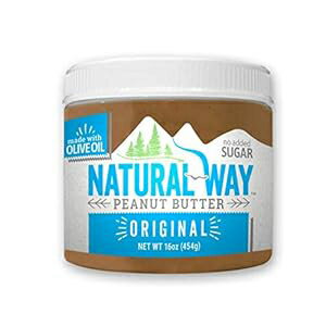 ナチュラルウェイ ヘルシーピーナッツバター オリーブオイル使用 オリジナル ライトクランチ 16オンス Natural Way Healthy Peanut Butter Made with Olive Oil, Original with Light Crunch, 16 OZ