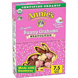 Annies Annie's Organic Bunny Grahams Snacks, Neapolitan, 7.5 oz