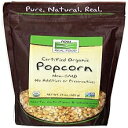Now Foods オーガニックポップコーン、24オンス (2個パック) Now Foods Organic Popcorn, 24 Ounce (Pack of 2)
