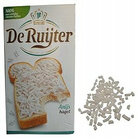 De Ruijter アニス スプリンクル 300グラム/10.58オンス オランダから輸入 De Ruijter Anise Sprinkles 300gr/10.58oz Imported from Holland