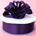 1.5インチ ワイドプラム両面サテンリボン - 50ヤードスプール Sophie's Favors and Gifts 1.5in. Wide Plum Dou...