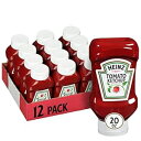 ハインツ ケチャップ フォーエバー フル逆さボトル (20 オンス、12 個パック) Heinz Ketchup Forever Full Inverted Bottle (20 oz, Pack of 12)