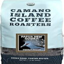Camano Island Coffee Roasters パプアニューギニア挽き 2ポンド、フレッシュミディアムロースト、USDAオーガニック、公正取引、シェードトップ1%栽培アラビカ、おいしいココア、ドライフルーツ、ブラウンシュガーフレーバープロファイル Camano Island Coffee Roa