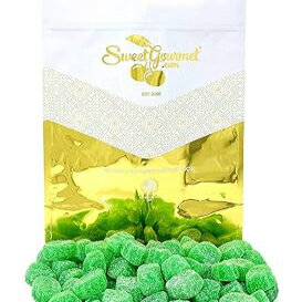 SweetGourmet Candy Spearmint Leaves Green Jelly Spearmint Bulk Candy 3...