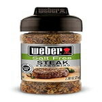Weber 無塩ステーキシーズニング、2.5 オンス瓶 (3 個パック) Weber Salt-free Steak Seasoning, 2.5 Ounce Jar (Pack of 3)