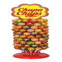 チュッパチャプス ロリポップ ディスプレイ 120 個の詰め合わせロリポップ付き Chupa Chups Lollipops Display with 120 Assorted Lollipops