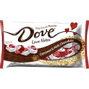 DOVE PROMISES バレンタイン ラブ ノート キャラメル & ミルク チョコレート キャンディ バッグ、7.94 オンス DOVE PROMISES Valentine's Love Notes Caramel & Milk Chocolate Candy Bag, 7.94-Ounce