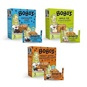 Bobo's Oat Bites Stuff d Variety Pack, (Chocolate Chip, Peanut Butter ...