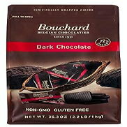 Bouchard Belgian Dark Chocolate Gluten-Free 72% Cacao (35.3 OZ / 2.2 LB)のサムネイル