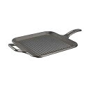 Lodge BOLD 12 Inch Seasoned Cast Iron Grill Pan; Design-Forward Cookware