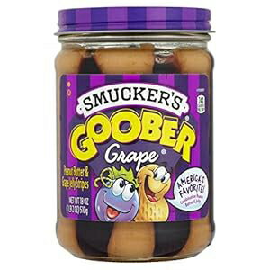 スマッカーズ グーバー グレープスプレッド 510g (3個パック) Smuckers Goober Grape Spread 510 g (Pack of 3)