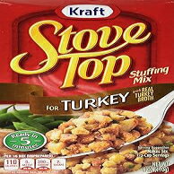 クラフト ストーブ トップ ターキー スタッフィング ミックス (3 個パック) 6 オンス ボックス Kraft Stove Top Turkey Stuffing Mix (Pack of 3) 6 oz Boxes