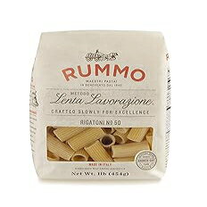 Rummo Rigatoni Pasta N.50 - Rigatoni Pasta Noodles, Italian Tube Pasta, Bronze Cut Pasta, Dry Pasta, Durum Wheat Pasta - 16 Ounce (Pack of 1)のサムネイル