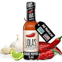 Lola's Fine Hot Sauce Lola s Fine Hot Sauce - Ghost Pepper 5 Fl Oz All-Natural, Gluten-Free, Keto Created With Jolokia Ghost Peppers Perfect for Eggs, Nachos, and Brats(4)