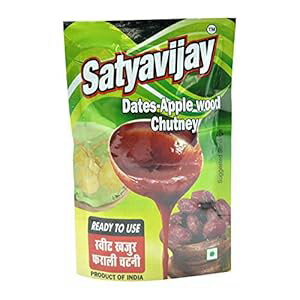 Satyavijay, ナツメヤシ - アップルウッド チャツネ、100 グラム (gm) Satyavijay, Dates-Apple Wood C..
