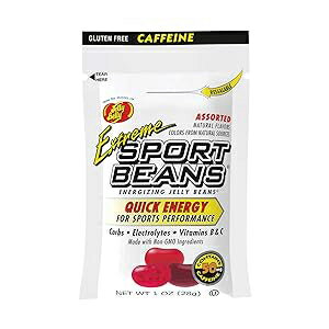 SUPOOBE Jelly Belly Sport Beans with Caffeine [12-Pack] Extreme Assort...