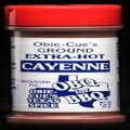 Obie-Cue's Ground Extra-Hot Cayenne - 3.2 oz Obie-Cue's Ground Extra-Hot Cayenne - 3.2 oz