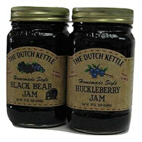 ダッチケトル ブラックベア&ハックルベリージャム 19 0z瓶 Generic The Dutch Kettle Black Bear & Huckleberry Jam 19 0z jars