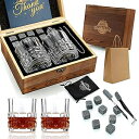 Sovyime Whiskey Stones Gifts for Men, Groomsmen Gifts, Granite Chilling Stones B...