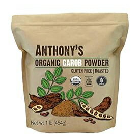 Anthony's Organic Carob Powder, 1 lb, Gluten Free, Non GMO, Cocoa Powder Alternative, Unsweetened
