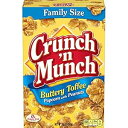 Crunch 'n Munch バタートフィーポップコーン、ピーナッツ入り、12 オンス (6個入り) Crunch 'n Munch Buttery Toffee Popcorn with Peanuts, 12 Oz. (Pack of 6)