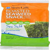 Sea's Gift Korean Seaweed Snack (Kim Nori), Roasted & Sea Salted, 0.17-Ounce Bags (Pack of 24)