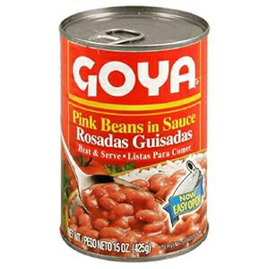 ソース入りゴーヤ ピンクビーンズ (Guisadas)、15 オンス単位 (6 個パック) Goya Pink Beans in Sauce (Guisadas), 15-Ounce Units (Pack of 6)