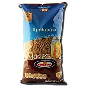 Helios Whole Wheat Greek Orzo Pasta, 500 gr