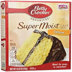 ベティ クロッカー スーパー モイスト イエロー ケーキ ミックス - 15.25 オンス Betty Crocker Super Moist Yellow Cake Mix - 15.25 ozのサムネイル