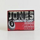 JONES ソーダ炭酸キャンディー フフベリー 8個入 JONES Soda Carbonated Candy, Fufu Berry, Pack of 8