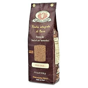 Rustichella d'Abruzzo Farro Couscous - 500g Stone Ground Whole Farro -...