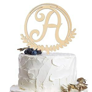 LINGTEER Personalized Inital Letter H Wooden Cake Topper Perfect for Birthday Rustic Wedding Anniversary Party Keepsake Decoration LINGTEER Personalized Inital Letter H Wooden Cake Topper Perfect for Birthday Rustic Wedding Anniversary Party Keepsake Decoration