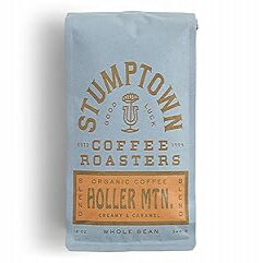 12 Ounce (Pack of 1), Holler Mountain, Stumptown Coffee Roasters, Medium Roast Organic Whole Bean Coffee - Holler Mountain 12 Ounce Bag with Flavor Notes of Citrus Zest, Caramel and Hazelnut
