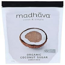 Madhava Agave Nectar、オーガニックココナッツシュガー、16 オンス Madhava Agave Nectar, Organic Coconut Sugar, 16 oz